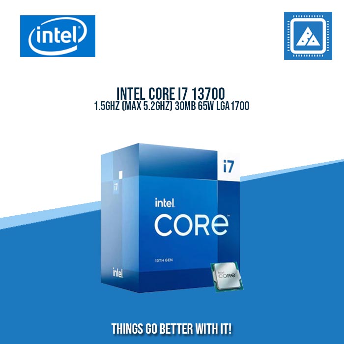INTEL CORE I7 13700 1.5GHZ (MAX 5.2GHZ) 30MB 65W LGA1700 INTEL CORE I7 13700 1.5GHZ (MAX 5.2GHZ) 30MB 65W LGA1700